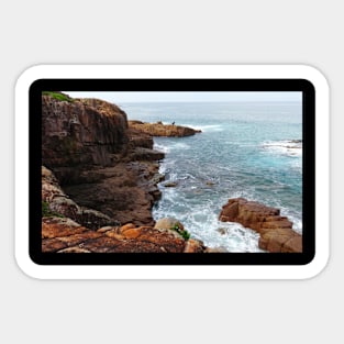 The Rocks and the Sea! Sticker